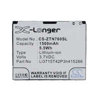 Utángyártott AT&T N760 Roamer készülékhez mobiltelefon akkumulátor (Li-ion, 3.7V, 1500mAh / 5.55Wh) - Utángyártott