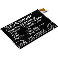 Utángyártott HTC One 801n Nexus Experience készülékhez mobiltelefon akkumulátor (Li-Polymer, 3.7V, 2300mAh / 8.51Wh) - Utángyártott