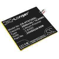 Utángyártott HTC Desire 728 készülékhez mobiltelefon akkumulátor (Li-Polymer, 3.8V, 2800mAh / 10.64Wh) - Utángyártott