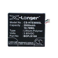 Utángyártott HTC One E9 Dual SIM készülékhez mobiltelefon akkumulátor (Li-Polymer, 3.85V, 2800mAh / 10.78Wh) - Utángyártott