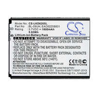 Utángyártott LG Optimus G2 Mini készülékhez mobiltelefon akkumulátor (Li-ion, 3.7V, 1600mAh / 5.92Wh) - Utángyártott