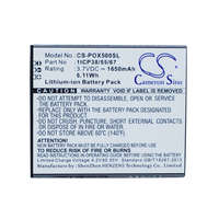 Utángyártott NAVON Mizu D501 készülékhez mobiltelefon akkumulátor (Li-ion, 3.7V, 1650mAh / 6.11Wh) - Utángyártott