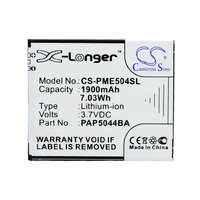 Utángyártott Prestigio PAP5044 DUO helyettesítő mobiltelefon akkumulátor (Li-ion, 3.7V, 1900mAh / 7.03Wh) - Utángyártott