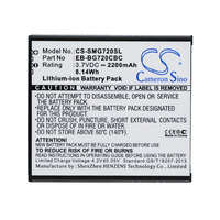 Utángyártott Samsung Galaxy Grand 3 Duos készülékhez mobiltelefon akkumulátor (Li-ion, 3.7V, 2200mAh / 8.14Wh) - Utángyártott