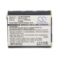 Utángyártott Motorola KEBT-071-B helyettesítő rádió akkumulátor (NiMh, 700mAh / 2.52Wh, 3.6V) - Utángyártott