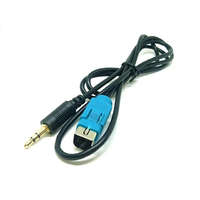 Utángyártott Alpine CDA-9884R készülékhez átalakító kábel (3.5mm Jack (Apa), Alpine-KCE-236B csatlakozó, Fekete) - Utángyártott