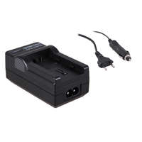 Utángyártott JVC Everio GZ-E105, GZ-E105BEU, GZ-E10SEU, GZ-E15 készülékekhez töltő szett (4.2V, 0.6 A) - Utángyártott