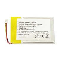 Utángyártott Sony Portable Reader PRS-600 készülékhez akkumulátor (Li-Polymer, 3.7V, 800mAh / 2.96Wh) - Utángyártott