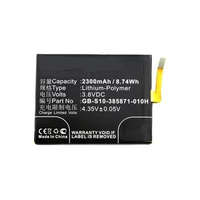Utángyártott Sony GB-S10-385871-010H helyettesítő mobiltelefon akkumulátor (Li-Polymer, 2300mAh / 8.74Wh, 3.8V) - Utángyártott