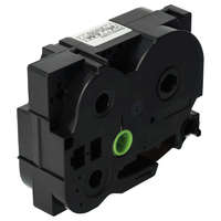 Utángyártott Brother HGE-151 helyettesítő címkeszalag (Átlátszó alapon Fekete) - Utángyártott