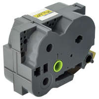 Utángyártott Brother HGE-661 helyettesítő címkeszalag (Sárga alapon Fekete) - Utángyártott