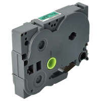 Utángyártott Brother PT PTE300, PTE500, PTE550W, RL 700 S készülékekhez címkeszalag (Zöld alapon Fekete) - Utángyártott