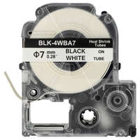 Utángyártott Epson LabelWorks LW-700, LW-900 készülékekhez zsugorcső tekercs (Fehér alapon Fekete) - Utángyártott