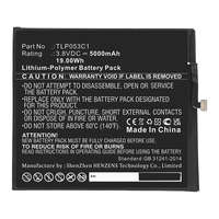 Utángyártott Alcatel Tab 8, 8 9048S készülékekhez tablet akkumulátor (Li-Polymer, 3.8V, 5000mAh / 19Wh) - Utángyártott