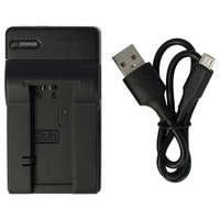 Utángyártott Sony NP-FC10, NP-FC11, NP-FC12 akkumulátorokhoz töltő szett (4.2V, 0.5A) - Utángyártott