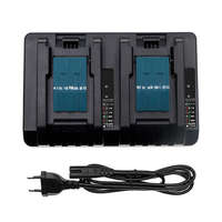 Utángyártott Makita BKP180 készülékhez dual szerszámgép akkumulátor töltő (Li-Ion, 14.4V-18V, 3A) - Utángyártott