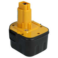 Utángyártott ELU DW927K2 készülékhez szerszámgép akkumulátor (NiMh, 12V, 2000mAh / 24Wh, Fekete) - Utángyártott