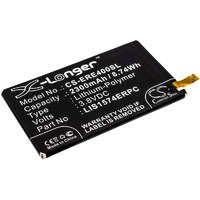Utángyártott Sony Ericsson Xperia E4 készülékhez mobiltelefon akkumulátor (Li-Polymer, 3.8V, 2300mAh / 8.74Wh) - Utángyártott