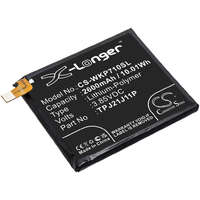 Utángyártott Wiko Rakuten Hand TD-LTE JP készülékhez mobiltelefon akkumulátor (Li-Polymer, 3.85V, 2600mAh / 10.01Wh) - Utángyártott
