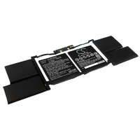 Utángyártott Apple Macbook Pro Core I9 2.3G 15 inch Touch 2019 Vega készülékhez laptop akkumulátor (11.4V, 7300mAh / 83.22Wh, Fekete) - Utángyártott