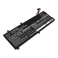 Utángyártott Dell XPS 15 2017 9560 készülékhez laptop akkumulátor (11.4V, 4600mAh / 52.44Wh, Fekete) - Utángyártott