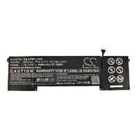 Utángyártott HP Omen 15-5200 készülékhez laptop akkumulátor (15.2V, 3800mAh / 57.76Wh, Fekete) - Utángyártott