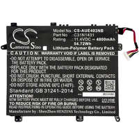 Utángyártott Asus EeeBook E403NA-US21 készülékhez laptop akkumulátor (11.4V, 4800mAh / 54.72Wh) - Utángyártott