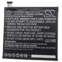 Utángyártott Asus Zenpad 3S 10 LTE, Z10 készülékekhez tablet akkumulátor (3.85V, 7700mAh / 29.65Wh) - Utángyártott