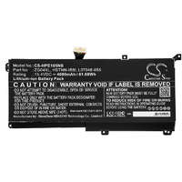 Utángyártott HP EliteBook 1050 G1 készülékhez laptop akkumulátor (15.4V, 4000mAh / 61.6Wh, Fekete) - Utángyártott