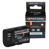 Utángyártott Canon LP-E6 helyettesítő platinum fényképezőgép akkumulátor USB-C bemenettel (16,2Wh / 2250mAh, 7.2V, Li-ion) - Utángyártott