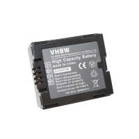 Utángyártott Panasonic NV-GS400 készülékhez kamera akkumulátor (7.2V, 600mAh / 4.32Wh, Lithium-Ion) - Utángyártott