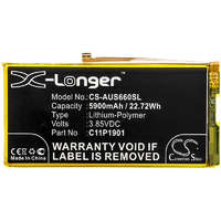 Utángyártott Asus ROG telefon II Strix készülékhez laptop akkumulátor (3.85V, 5900mAh / 22.72Wh, Li-Polymer) - Utángyártott