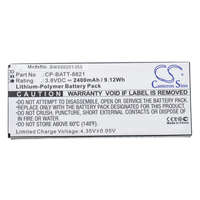 Utángyártott Cisco 8821 vezeték nélküli IP telefon készülékhez mobiltelefon akkumulátor (3.8V, 2400mAh / 9.12Wh, Li-Polymer) - Utángyártott