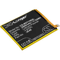 Utángyártott Motorola P30 Play Dual SIM készülékhez mobiltelefon akkumulátor (Li-Polymer, 3.8V, 11.02Wh / 2900mAh) - Utángyártott