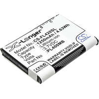 Utángyártott Fujitsu Loox C550, N500, N520 készülékekhez akkumulátor (Li-ion, 3.7V, 1250mAh / 4.63Wh) - Utángyártott