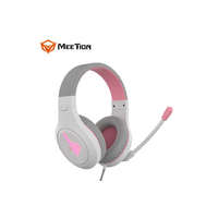 Meetion Meetion MT-HP021 gamer fejhallgató Pink 3,5 mm Jack+USB