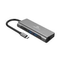 Cablexpert Cablexpert 7-in-1 Multiadapter Usb3.1 / HDMI / VGA / PD / LAN / Card Reader / Stereo audio