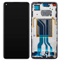 Realme GT Neo2 LCD kijelző + érintő +keret fekete - eredeti (4908662)