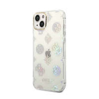 Guess Guess PC/TPU Peony Glitter Case for iPhone 14 Plus fehér (GUHCP14MHTPPTH)