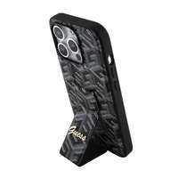Guess Guess PU Grip Stand G Cube Case for iPhone 15 Pro Max fekete (GUHCP15XPGSGCSK)