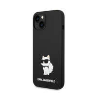 Karl Lagerfeld Karl Lagerfeld Liquid Silicone Choupette NFT Case for iPhone 14 Plus fekete (KLHCP14MSNCHBCK)
