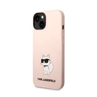 Karl Lagerfeld Karl Lagerfeld Liquid Silicone Choupette NFT Case for iPhone 14 Plus rózsaszín (KLHCP14MSNCHBCP)