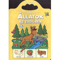 Állatok az erdőben /Matricás óvoda 2-3 éveseknek