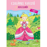 Csillámos kifestő - Hercegnők - 12 csillámló oldal