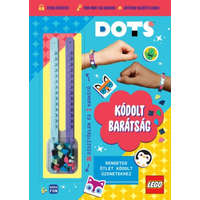 Lego Dots: Kódolt barátság - karkötőkkel - Titkos üzenetek - Több mint 250 matrica - Sötétben világító elemek 2 ajándék