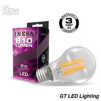 Inesa Led Izzó Filament E27 6W 2700K G3 810Lm Inesa