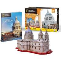 CubicFun 3D puzzle City Travel- London, St.Paul&#039;s katedrális 107db-os CubicFun