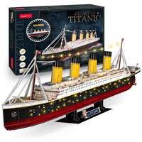 CubicFun 3D puzzle - LED-es világító Titanic-exclusive kiadás-266db-os - CubicFun