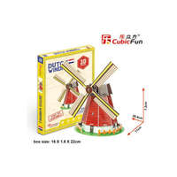 CubicFun 3d mini puzzle- Holland szélmalom-20 db-os CubicFun