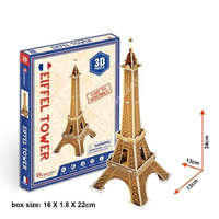 CubicFun 3D puzzle mini Eiffel torony-20db-os CubicFun